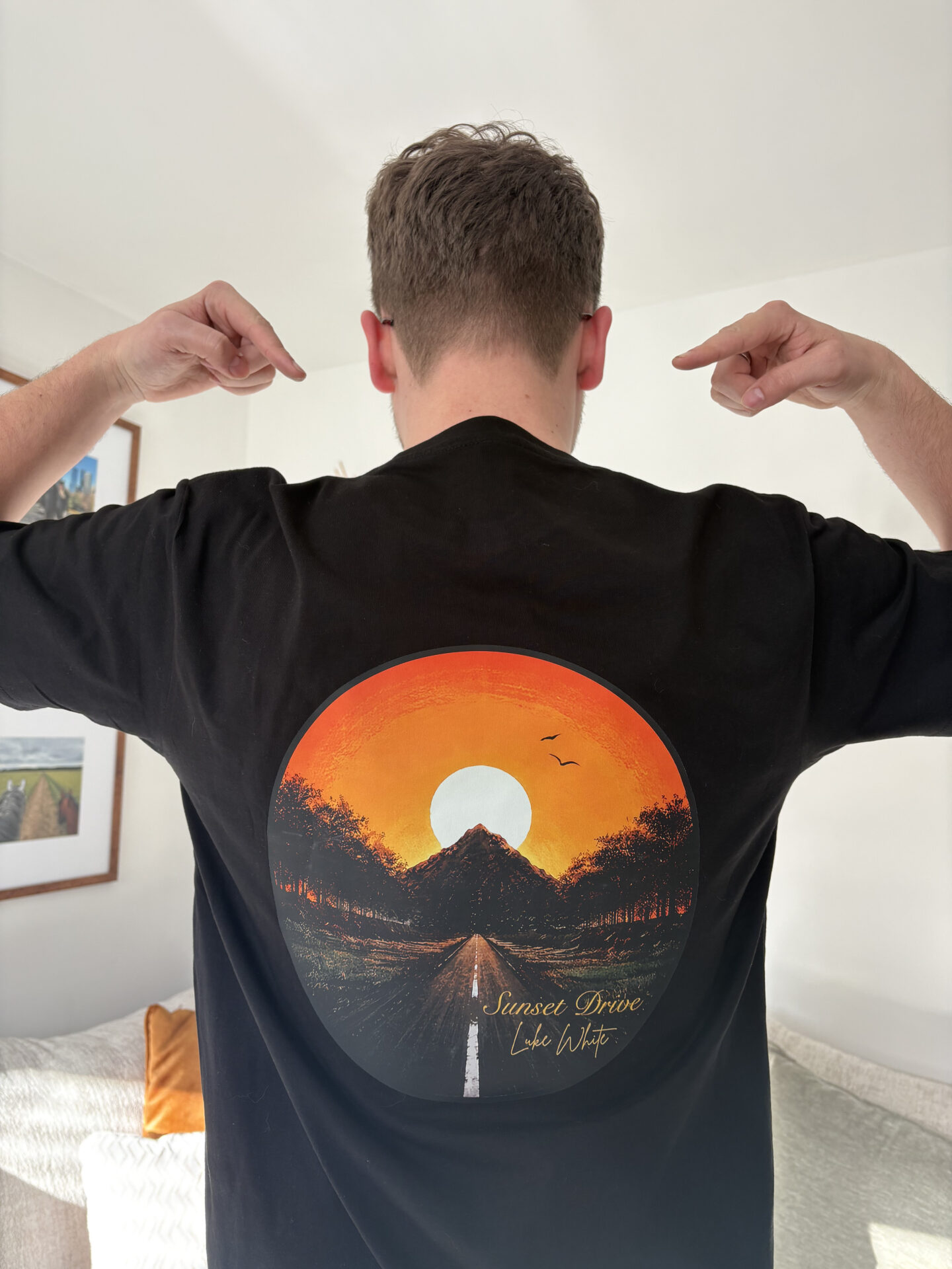 SUNSET DRIVE MERCH DESIGN